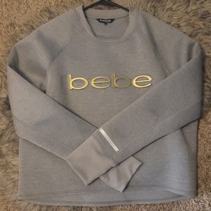 Bebe sport scuba knit sweatshirt
